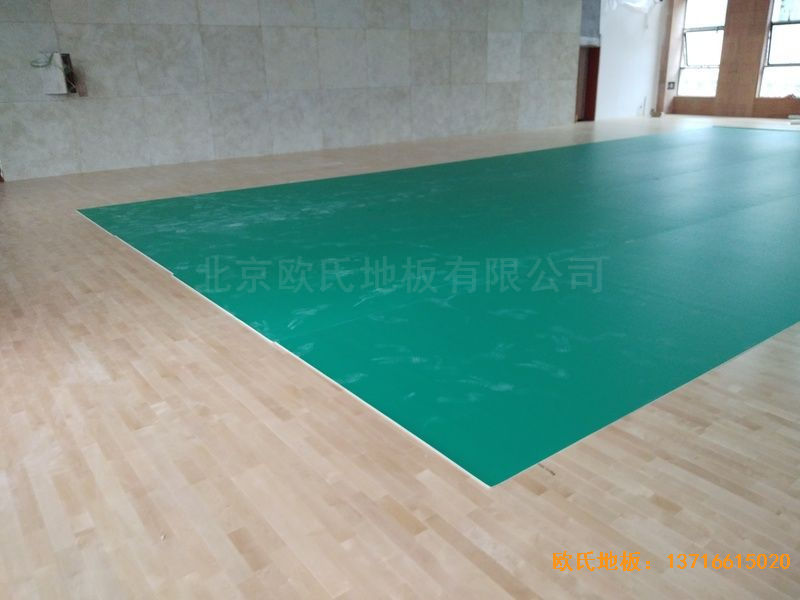 遵義仁懷市茅臺文體中心運動地板施工案例