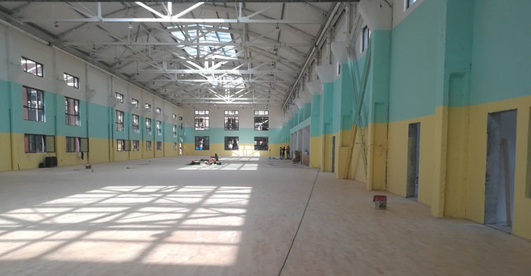 鄭州酷康籃球館運動木地板鋪裝案例