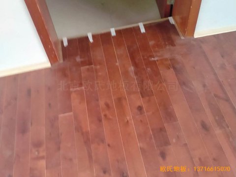 四川南充順慶區(qū)消防隊運(yùn)動館體育地板